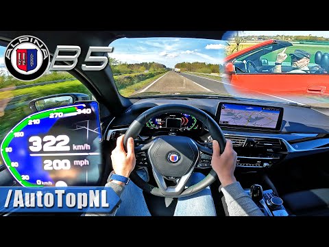 HE DOES NOT LIKE this ALPINA B5 | *322KM/H 200MPH* AUTOBAHN POV by AutoTopNL