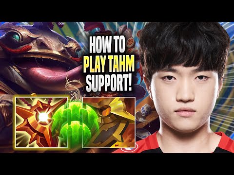 LEARN HOW TO PLAY TAHM KENCH SUPPORT LIKE A PRO! - T1 Keria Plays Tahm Kench SUPPORT vs Karma!