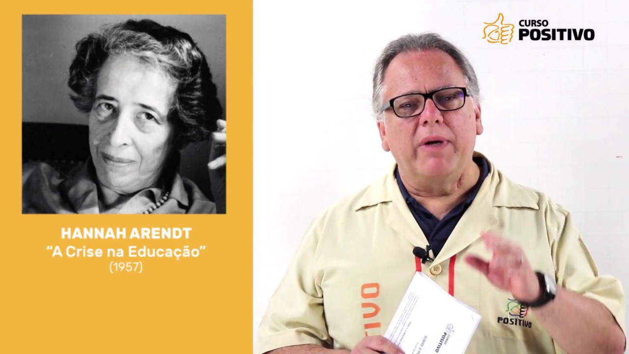Livro -  A Crise na Educação, de Hannah Arendt.