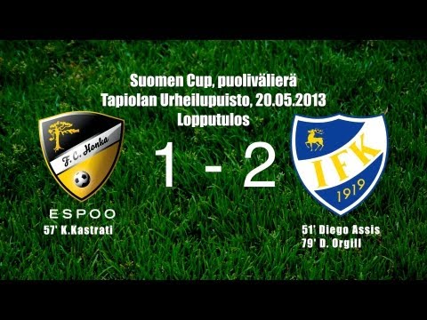 HonkaTV Suomen Cup kooste: FC Honka - IFK Mariehamn 1-2 [20.05.2013]