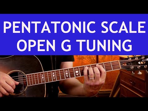How to Play the Pentatonic Scale in Open G Tuning: Micro Blues Guitar Lesson