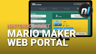 Super Mario Maker Web Portal Announcement! | Nintendo Direct Nov 2015
