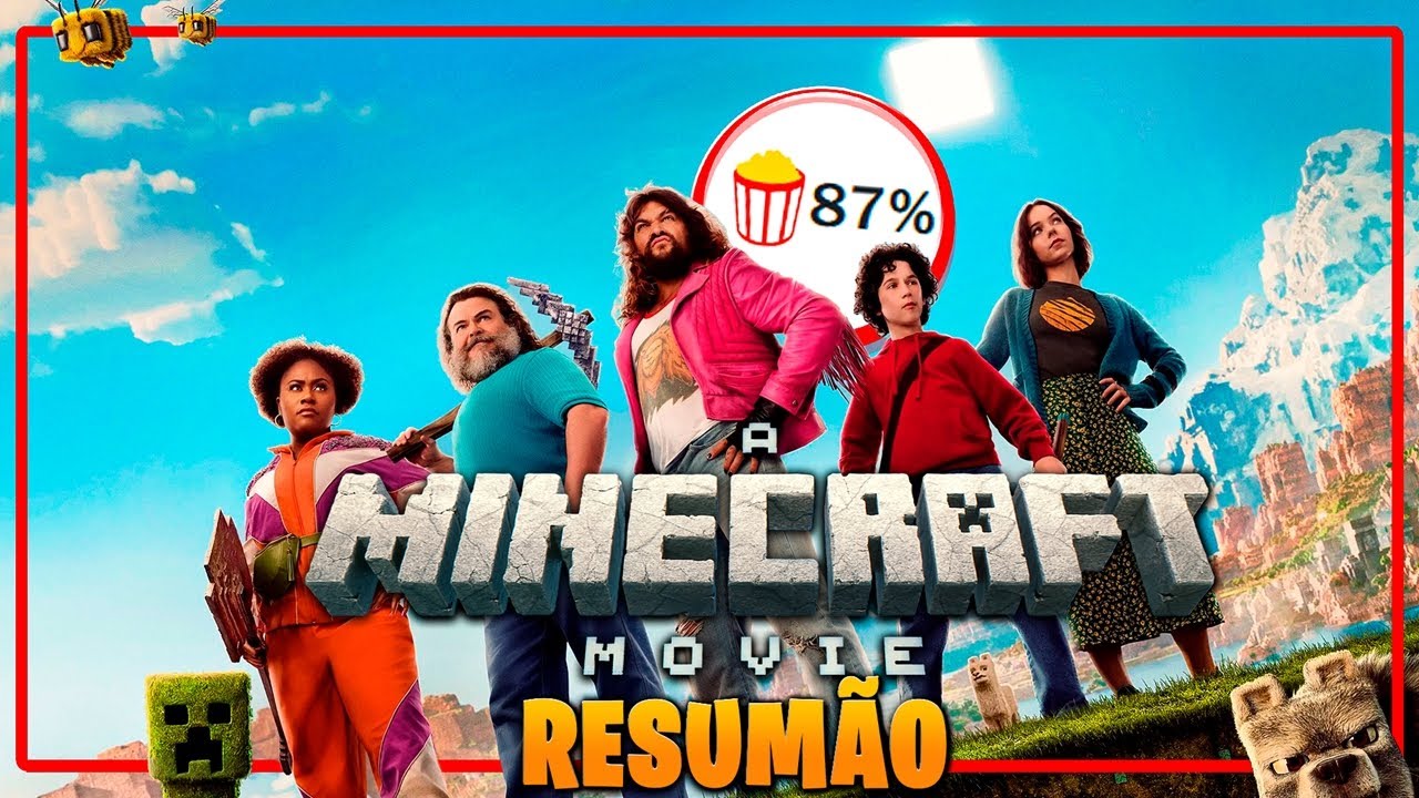 Um Filme Minecraft KKKK: A História em 1 Vídeo!