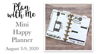 Plan with Me | Mini Happy Planner | August 3-9, 2020