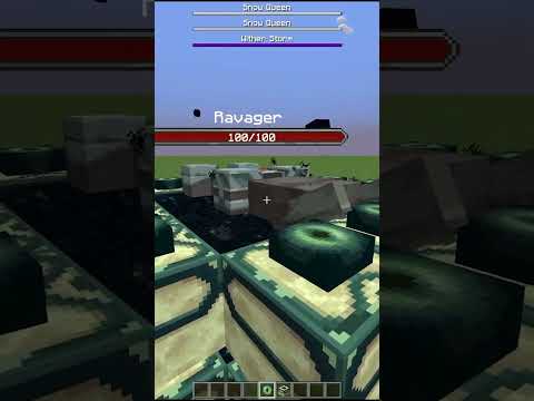 Unbelievable Minecraft Bosses and Wither Storm 60fps