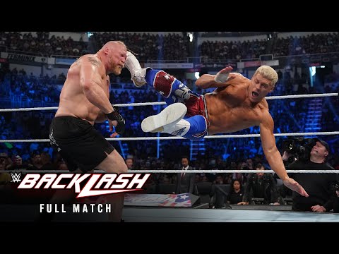 FULL MATCH: Cody Rhodes vs. Brock Lesnar: Backlash 2023