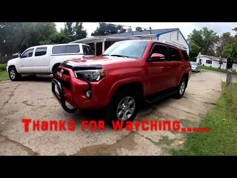 2018 SR5 Toyota 4 Runner premium Bull Bar Install.