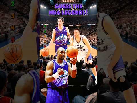 Guess the 90s Utah Jazz Legends! 🏀 | NBA Quiz