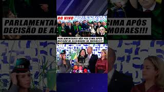 CLIMA TENSO EM COLETIVA DE IMPRENSA | OPOSIÇÃO VAI PRA CIMA DE MORAES #shorts #viral