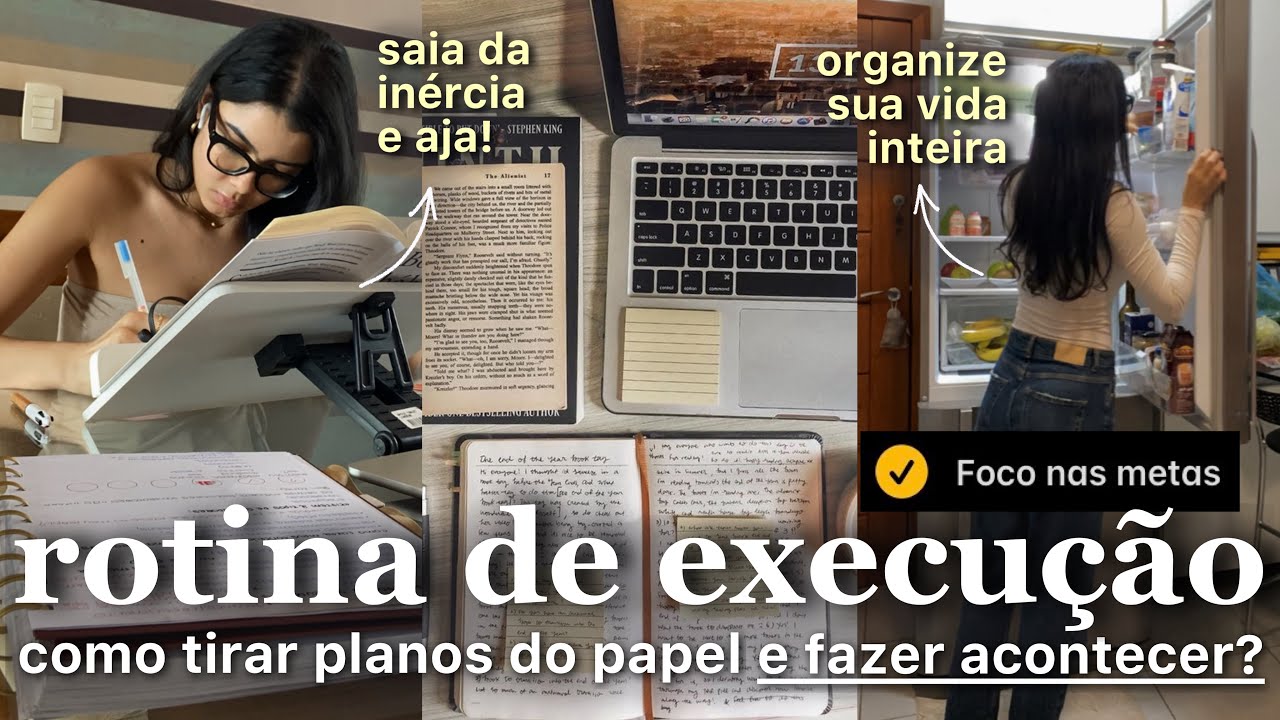 como ter uma ROTINA DE EXECUÇÃO? [saia do ZERO e REALIZE METAS]