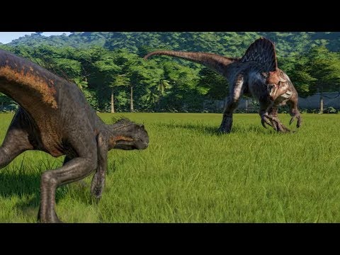 Indoraptor VS Spinosaurus - Jurassic World Evolution