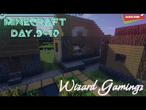 First Minecraft Village Raid - Insane Loot Day 9-10!