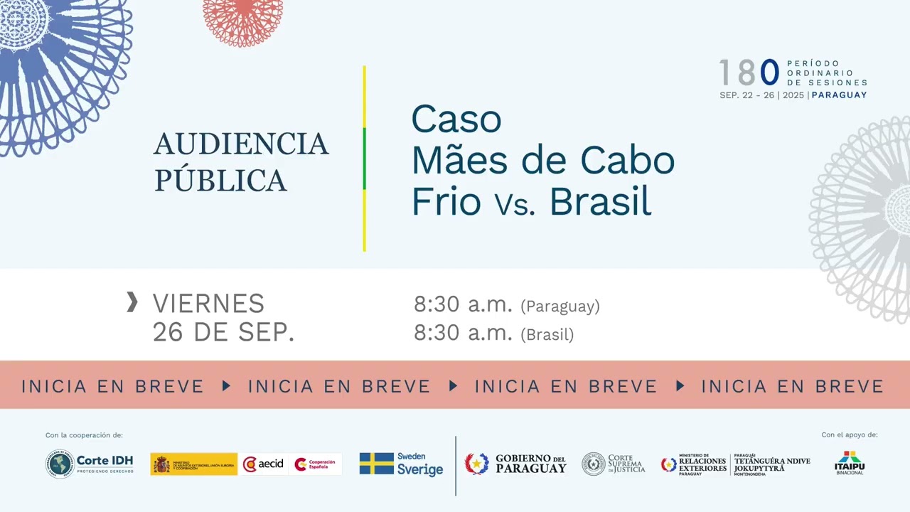 Audiencia Pública - Caso Mães de Cabo Frio Vs. Brasil Parte 2 (audio original)