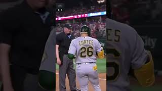 Nick Kurtz, Carlos Cortes & Tyler Soderstrom went yard for the A's just 7 pitches into the game ????