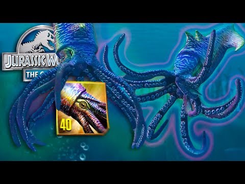 NEW AQUATIC VIP TUSOTEUTHIS MAX LEVEL 40!! - Jurassic World - The Game | Ep. 316