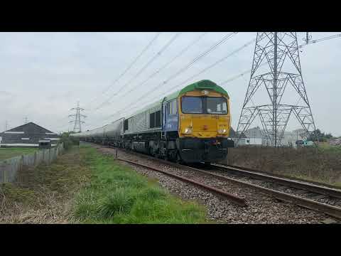 66796 ‘The Green Progressor’ | 6O07 Colnbrook BAA - Grain Oil Terminal | Middle Stoke
