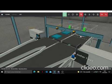 Factory IO Scene Separating Station - Programming - TIA Portal