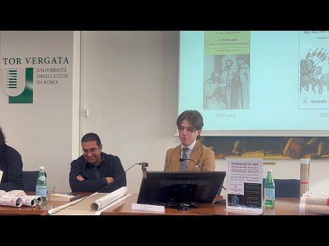 Intervento di Diego Volpe alla presentazione del libro: “Il Trauma dei Templari”