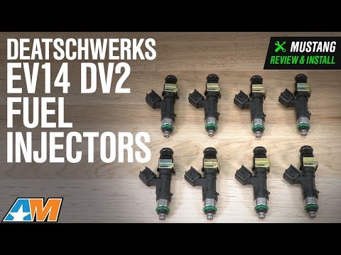 2005-2017 Mustang Cobra DeatschWerks EV14 DV2 Fuel Injectors - 95 lb Review & Install