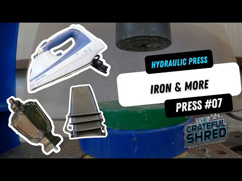 Hydraulic Press vs Iron and More - Oddly Satisfying Destruction