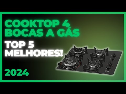 Os 5 MELHORES Cooktops a Gás de 2024 - Cooktop 4 Bocas com Excelente Custo-Benefício