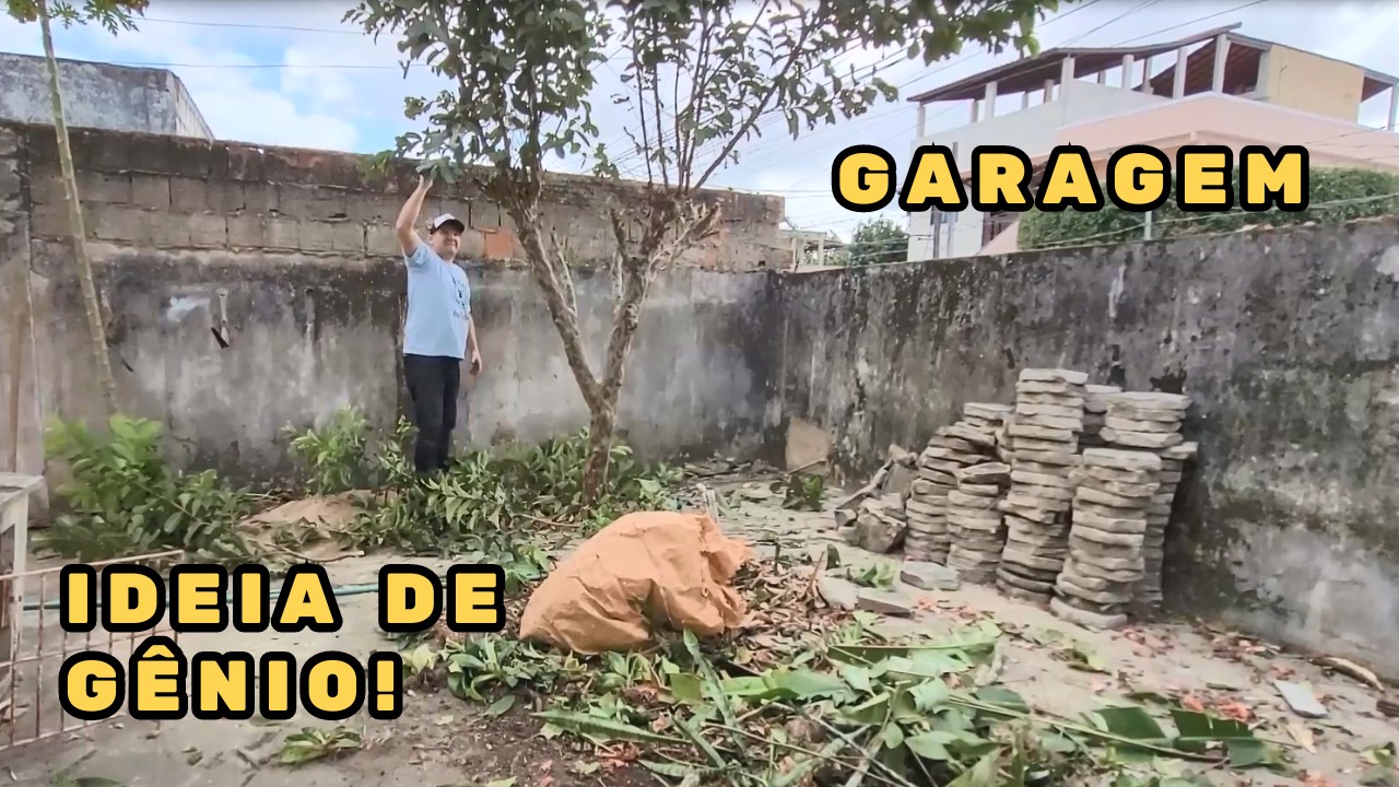 Pedreiro Tem Ideia De Gênio Na CONSTRUÇÃO De Uma Garagem Para 2 Carros! INCRÍVEL!
