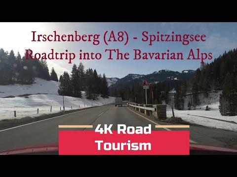 Driving Germany: St2077 Irschenberg (A8) - Spitzingsee - 4K roadtrip into The Bavarian Alps
