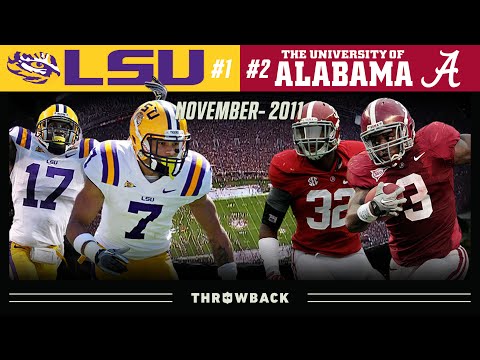 Defensive Game of the Century! (#1 LSU vs. #2 Alabama 2011, November 5)