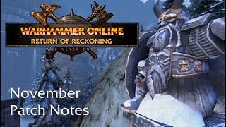 Warhammer Online: November 2025 Patch Notes