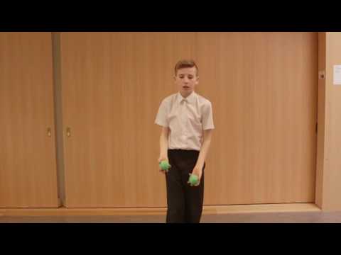 BMT video: Tennis ball juggling 3