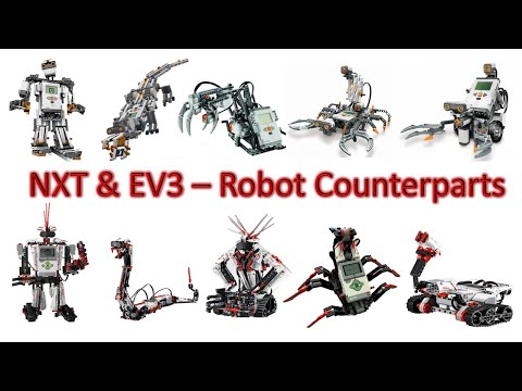 My Lego Mindstorms creations | NXT and EV3 Robot counterparts | #stemeducation #lego