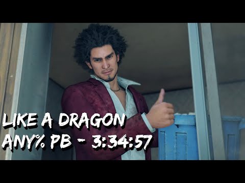Any% Yakuza Like a Dragon PB - 3:34:57 (4:08:58 RTA)