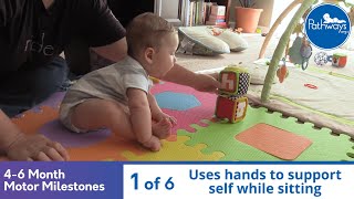 Trẻ 4- 6 tháng tuổi: Mốc phát triển vận động