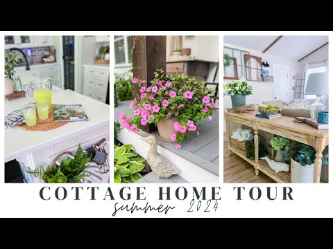 SUMMER HOME TOUR 2024 // COASTAL COTTAGE FARMHOUSE // CHARLOTTE GROVE FARMHOUSE
