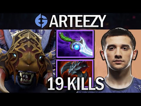 EG.ARTEEZY URSA WITH 19 KILLS - DOTA 2 7.30 PRO GAMEPLAY