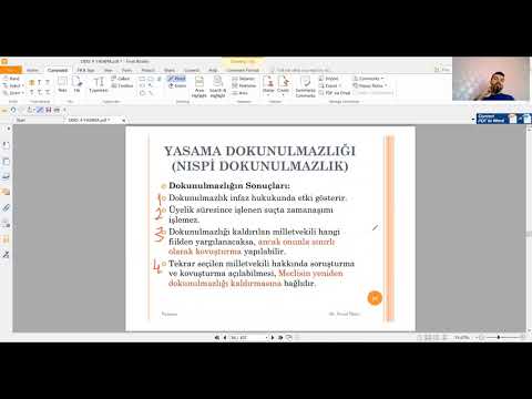 18- Anayasa Hukuku  Yasama  TBMM Üyeleri   2