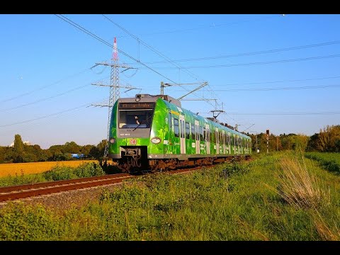 [RB11 mit grünen 423] S-Bahn Rhein Main ET 423 391-2 hilft für die Start auf der RB11 aus