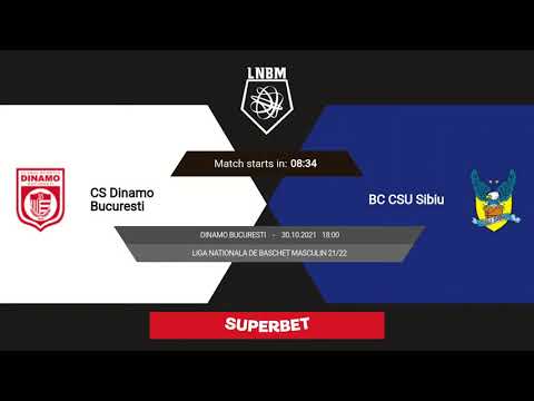 LNBM 2021-2022: Dinamo București - BC CSU Sibiu
