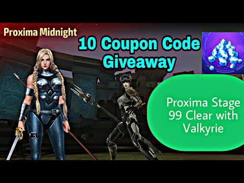 10 Coupon Code Giveaway | Valkyrie Clear WBU Proxima Stage 99 - Marvel Future Fight