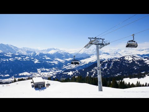 Alp Dado-Crap la siala - Erste Sesselbahn mit 6 m/s in der Schweiz.