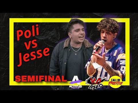 JESSE P vs POLI: SEMIFINAL | REGIONAL ACTITUD FREESTYLE | Rango 2 🇦🇷 | Koliseo FT Call Of Freestyle
