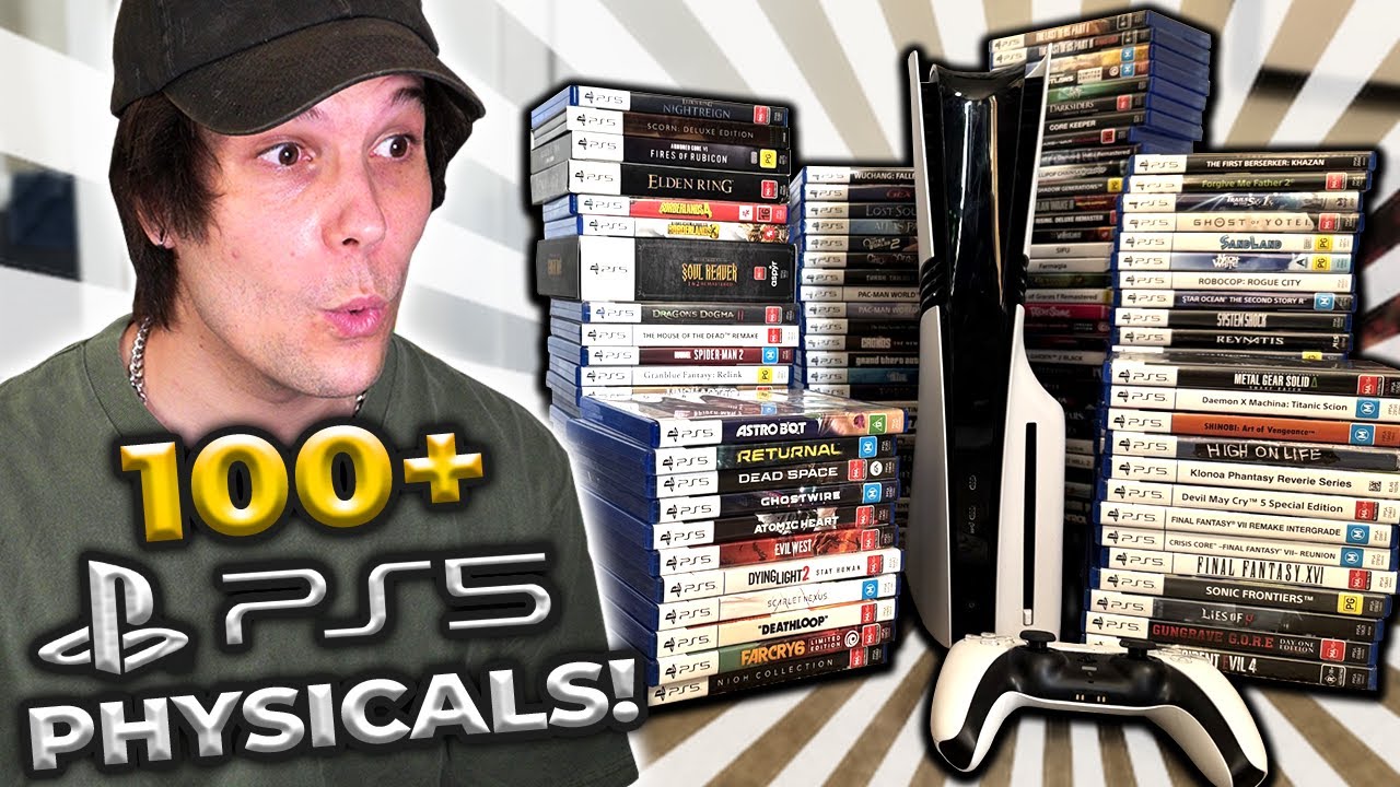 This Is What 100+ Physical PS5 Games Looks Like!