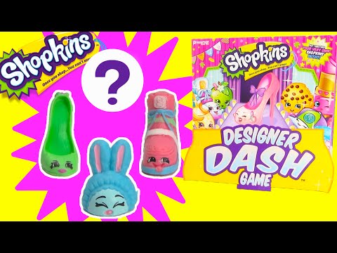 Shopkins Designer Dash Game with 4 NEW Exclusives Video