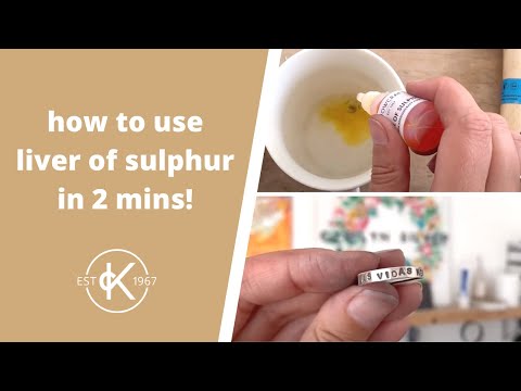 Liver Of Sulphur In 2 Minutes | Creating A Patina On Jewellery | Top Tip Tuesday