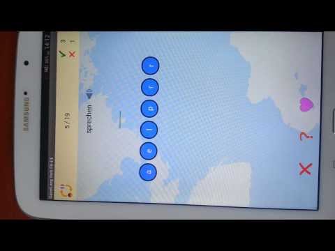 Hangman Verbs French - German Video