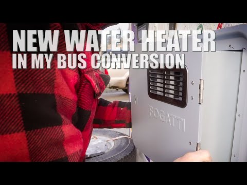 FOGATTI InstaShower Ultra Tankless Water Heater in My Bus Build