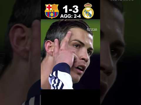Ronaldo Destroys Barca in Semifinal: Barcelona VS Real Madrid Copa del Rey 2013 Messi VS Cristiano