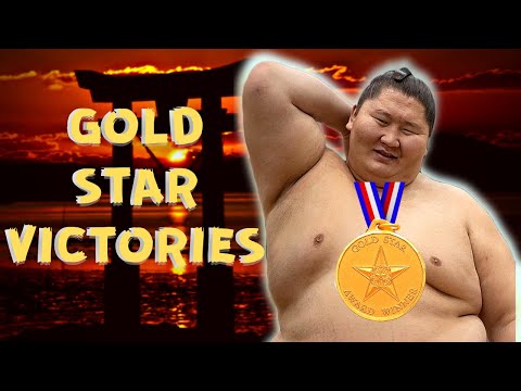 Ichinojo Takashi's Gold Star Victories - All Kinboshi Bouts