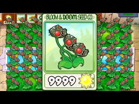 100% Threepeater Plant VS All ZomBotany 2 - Plants vs Zombies Mod ZomPlants vs Zombotany