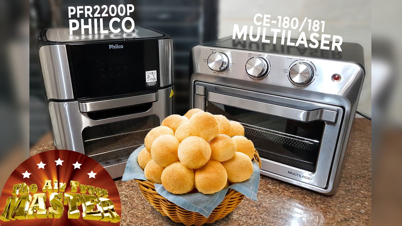 AIR FRYER OVEN PHILCO VS AIR FRYER FORNO MULTILASER | TESTE DE MELHOR PÃO DE QUEIJO